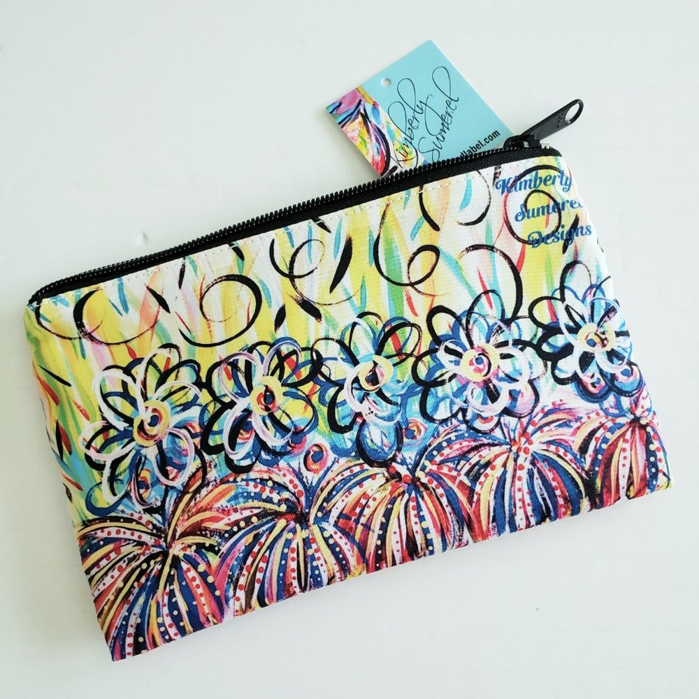 Summer Beauty Essentials Zippered Bag